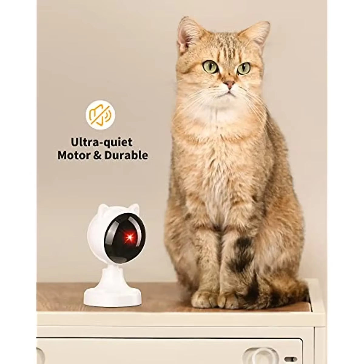 Automatic Laser Cat Toys,Usb Rechargeable,Interactive Cat Toy for Indoor Cats Kitty Kittens Dog,Multifunctional Cat Toy